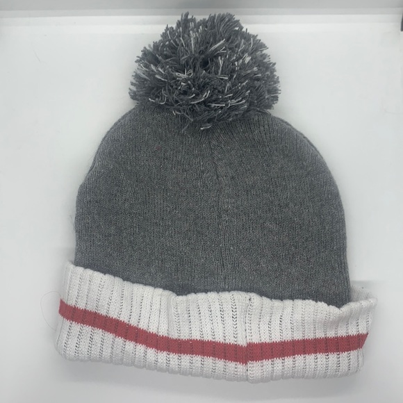 Sock Monkey Styled Winter Hat w/ pom pom - Picture 1 of 2